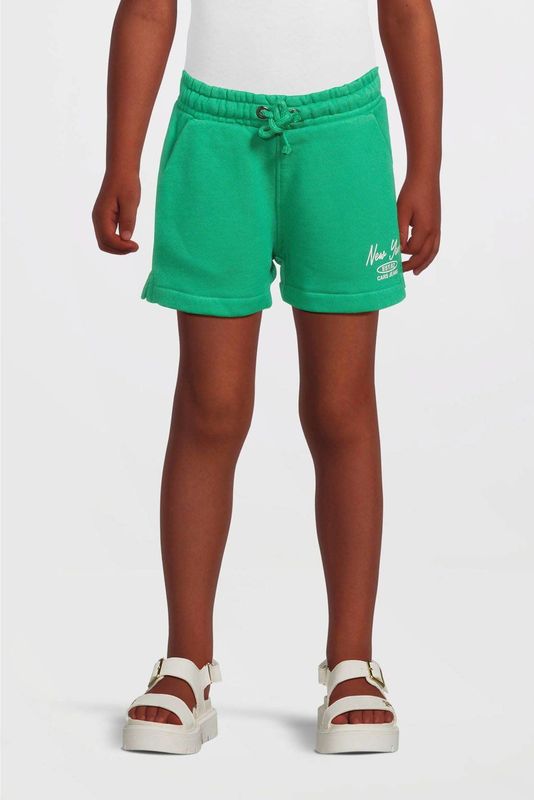Cars - Sweatshorts - Groen/Wit - 100% Katoen - Elastische Tailleband