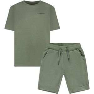 Cars Jeans - WISBY TS / Short SET - Heren - Army