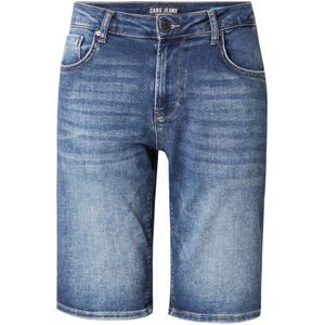 Cars Jeans - Korte Broek - Blauw - Katoen/Polyester/Elastaan