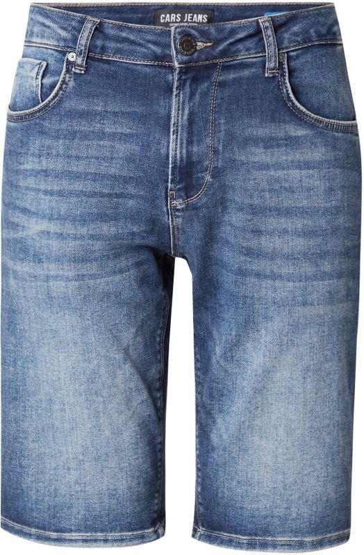 Cars Jeans - Korte Broek - Blauw - Katoen/Polyester/Elastaan