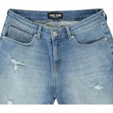 CARS - VALCO Short - Jeans - Stone Blue - Regular Fit - Ritssluiting