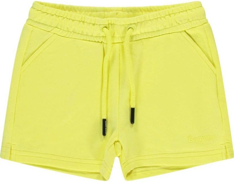 Little Cars - Korte Broek - Geel - Katoen/Elastaan