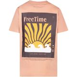 Cars - T-shirt - Lichtoranje - Antraciet - Geel - Katoen