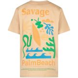 Cars - T-shirt - Zandkleur - Katoen - Ronde Hals, Korte Mouwen