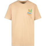 Cars - T-shirt - Zandkleur - Katoen - Ronde Hals, Korte Mouwen