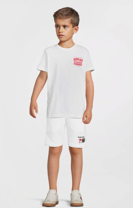 Cars - Sweatshort - Wit - Regular Fit