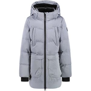Cars - Gewatteerde Jas - Lichtgrijs - Voor Meisjes - Met Afneembare Capuchon