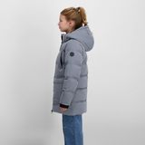 Cars - Gewatteerde Jas - Lichtgrijs - Voor Meisjes - Met Afneembare Capuchon