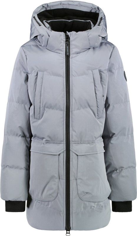 Cars - Gewatteerde Jas - Lichtgrijs - Voor Meisjes - Met Afneembare Capuchon