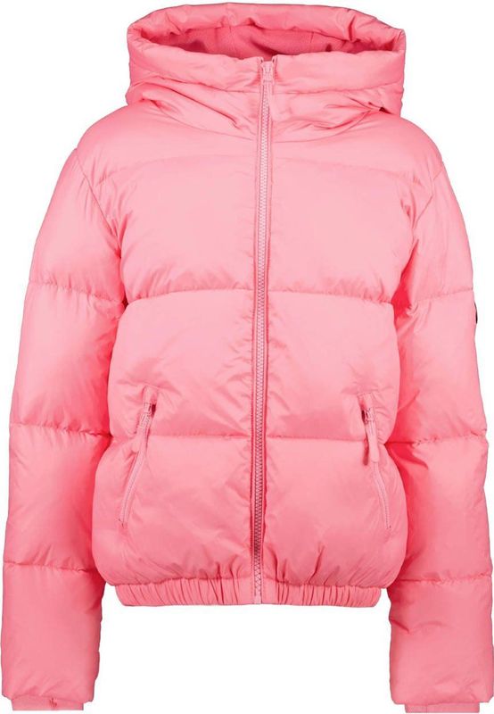 Little Cars - Gewatteerde Jas - Roze - Met Capuchon - Lange Mouwen