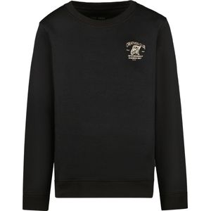 Cars Jeans Jongens longsleeve zwart (Maat: 104) - Tekst - Halslijn: Ronde hals,