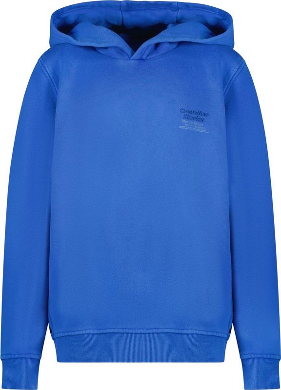 Cars Jeans Hoodie blauw (Maat: 104) - Tekst - Halslijn: Capuchon,