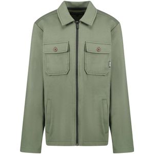 Cars - Overhemd - Olijfgroen - Lange Mouwen - Klassieke Kraag