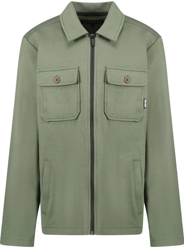 Cars - Overhemd - Olijfgroen - Lange Mouwen - Klassieke Kraag