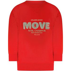 Little Cars - Sweater - Rood - Lange Mouwen - Ronde Hals