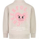 Little Cars - Bomber Jasje - Beige/Roze