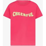 Little Cars - T-shirt - Fuchsia - Katoen met Elastaan - Korte Mouwen