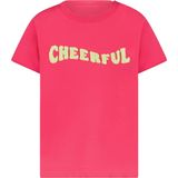 Little Cars - T-shirt - Fuchsia - Katoen met Elastaan - Korte Mouwen