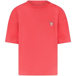 Little Cars - T-shirt - Rood - Korte Mouwen - Backprint