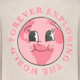 Little Cars - Sweater - Beige - Met Backprint