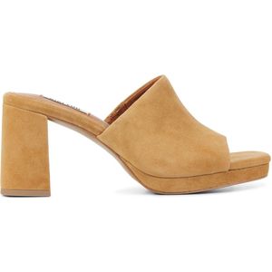 Bibi Lou, Schoenen, Dames, Bruin, 37 EU, Suède, Cognac Suède Slippers