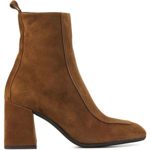 Lina Locchi Enkellaarsjes Vrouwen - 65 - Cognac