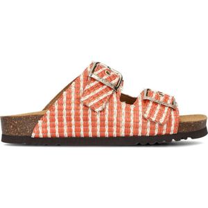 Scholl - Noelle Slippers - Veelkleurig - Suède - Raffia
