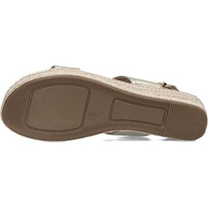 LINA LOCCHI L1374 Espadrilles - Dames - Goud - Leer - Gespsluiting