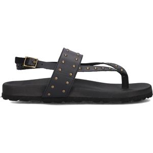 Lina Locchi Led Teenslip Sandaal Met Studs Sandalen Dames - Zwart