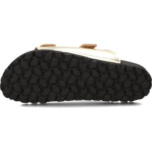 Lina Locchi - Slippers - Geel - Leer - Studded Double Buckle