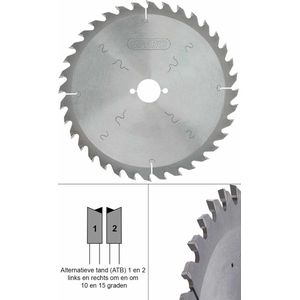 Zaagblad 300mm hout TCT - 36 Tands - asgat 30mm - 300-36T-30 Cirkelzaagblad - SPERO