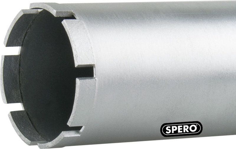 76x300mm - Betonboor - Diamant segmenten - half duims R1/2"" aansluiting - dunwandig - SPERO
