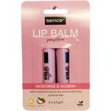 SenceBeauty - Sensitive Lipbalm Duo - Lippenbalsem - Hydrateert - 2 Stuks