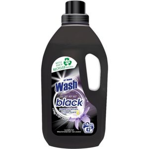 6x At Home Wasmiddel Black 42 Wasbeurten Zwart 1,5 liter