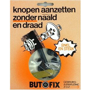 ButoFix - 10 Stuks - Knopen aanzetten zonder naald en draad