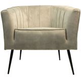 HSM Collection Fauteuil Chester Wit/Zwart Adore