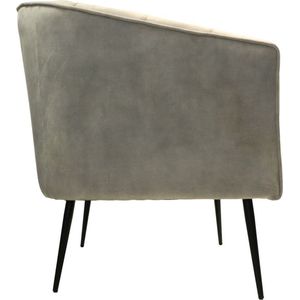 HSM Collection Fauteuil Chester Wit/Zwart Adore