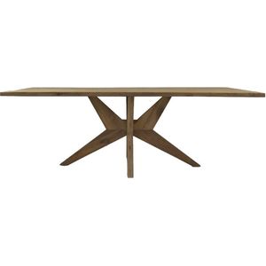 HSM Collection -Rechthoekige tafel - 220x110x76 - Naturel - Oud Teak