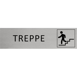 CombiCraft Aluminium Deurbordje ""Treppe "" 165x45mm met tape