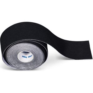 DW4Trading Kinesiotape Sporttape - Fysiotape - Waterproof - 5 cm x 5 meter - Zwart