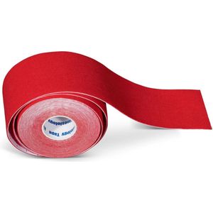 DW4Trading Kinesiotape Sporttape - Fysiotape - Waterproof - 5 cm x 5 meter - Rood