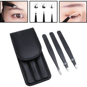 Wenkbrauw Epileer Set - Luxe Opbergcase - Pincet - Tweezers - Eyebrow Epilation Set