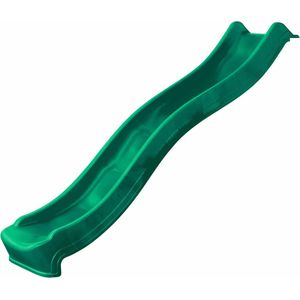 Losse Glijbaan Groen 2,2 meter (voor platformhoogte 120 cm) | Aanbouwglijbaan voor o.a. speeltoestel, speelhuisje | Plastic / Kunststof / HDPE