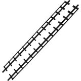 Flex Fence Draaibare Lamellen Zwart 165cm - 2 Stuks