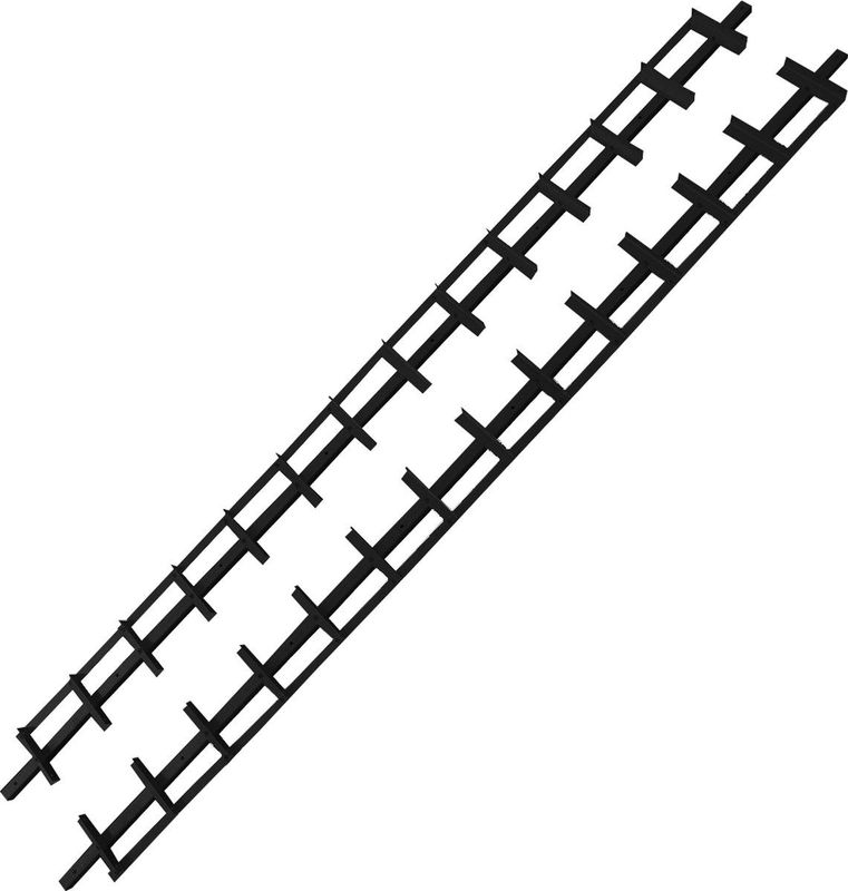 Flex Fence Draaibare Lamellen Zwart 165cm - 2 Stuks