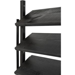 Jaren 30 Hanglamp, Gesigneerd Delatte, Mondgeblazen Glas