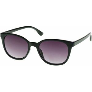 Hidzo Volwassen Cat-eye Zonnebril Zwart - UV 400 - Grijze Glazen