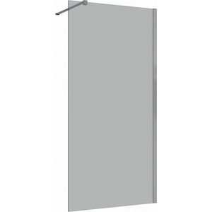 Inloopdouche 80x200 8mm Nano glas chroom serie Silvio Rookglas