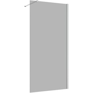 Inloopdouche 50x200 8mm Nano glas RVS serie Silvio rookglas