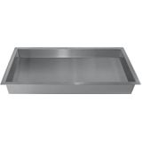 Gun metal RVS Inbouwnis 30x60x7cm